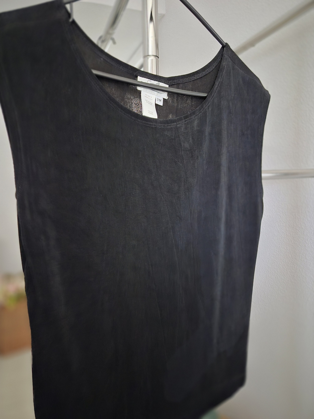 Coldwater Creek Classic Black Sleeveless Top - Picture 3 of 4
